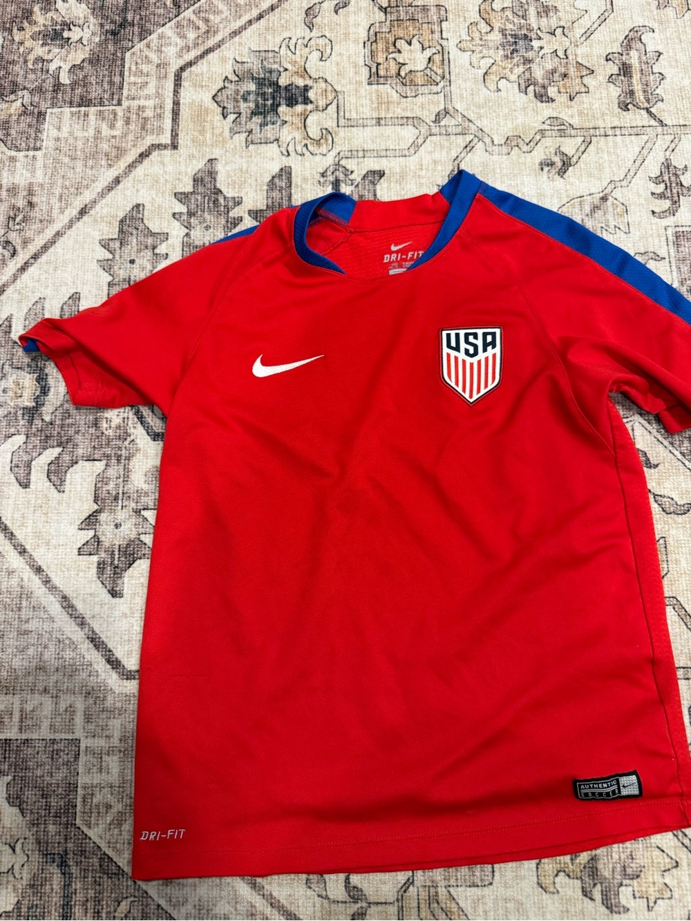 Nike US Soccer Dri-FIT training jersey- kids medium